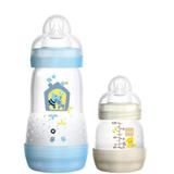Kit 2 Mamadeiras First Bottle Mam 130ml + 260ml Azul (4651 - 4663)