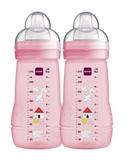 Kit 2 mamadeiras mam fashion bottle 270ml girls