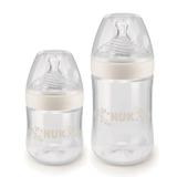 Kit 2 Mamadeiras Nuk Essence 260ml + 150ml Branco Fluxo Médio