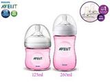 Kit 2 Mamadeiras Petala 125/260ml Rosa Philips Avent