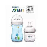 Kit 2 Mamadeiras Petala 125ML e 260ML (azul) Philips AVENT