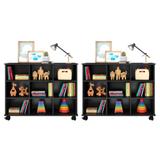 Kit 2 Nichos Organizadores Multifuncionais com Rodízios - Qmovi