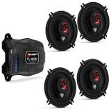 Kit 2 Pares de Alto Falantes Sturdy S516T 200W RMS + Módulo Amplificador TL500 2 Ohms - Prime