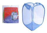 Kit 2 peças cesto dobrável telado organizador quarto brinquedo roupa - Bj pop
