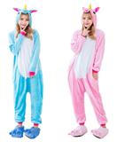 Kit 2 Pijamas Azul Rosa M - Azul e Rosa - M - Rainbow unis