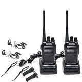 Kit 2 Radios Comunicação Ht Uhf Vhf 16 Canais Completos 777s - Baefang