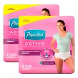 Kit 2 Roupa Íntima Plenitud Active Mulher G/XG Com 8 Unidades