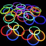 Kit 2 Tubos Total 200 Pulseiras Neon Festa Balada Debutante - Paf