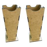 Kit 2 Vasos De Mesa Cachepôs, Mdf Decoração Provençal Festas - Jkveras