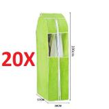 Kit 20 organizador porta vestido paleto terno camisa guarda tudo capa de proteção grande guarda roup - Makeda