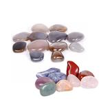 Kit 20 Pedras e 9 Cristais Para Massagem Cera Fácil - Hotstone