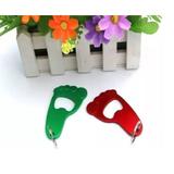 Kit 24 Chaveiros em Alumínio Abridor De Garrafa pezinho - Key chain/necklace