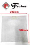 Kit 2x Filtro De Aluminio P/ Coifa Fischer Tradition 70cm