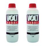 Kit 2X Líquido Fumaça Auto Limpante Aromatizado Profissional - Laser led