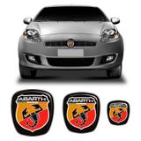 Kit 3 Adesivos Emblema Fiat Bravo Abarth - Sportinox
