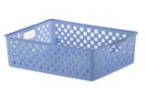 Kit 3 Cestos Organizador Azul 27x21x8 Paramount