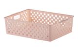 Kit 3 Cestos Organizador Rosa 27x21x8 Paramount