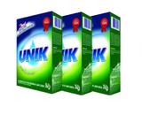 Kit 3 Detergente Sabão Para Máquina De Lavar Louças 2 em 1 Com Secante e Abrilhantador Unik 1kg - Total 3kg