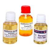 kit 3 essencia da boa isca amendoin camarão e banana 100ml - Massa da boa