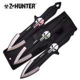 Kit 3 Facas De Arremesso Com Caveira Master Cutlery