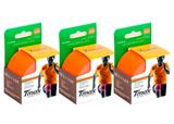 Kit 3 Fitas de Kinésio Bandagem Adesiva Tmax - Laranja - Bioland