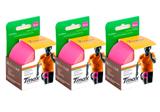 Kit 3 Fitas de Kinésio Bandagem Adesiva Tmax - Rosa - Bioland
