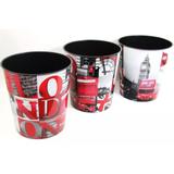 Kit 3 Lixeiras 10 Litros Cesto London