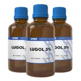Kit 3 lugol 5 iodo inorgânico 30 ml - Unicpharma