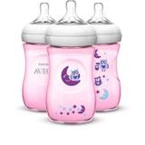 Kit 3 Mamadeiras 260ML Petala Coruja (1M+) Philips AVENT SCF644/32