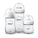 Kit 3 Mamadeiras Avent Philips Pétala 125ml, 260ml e 330ml