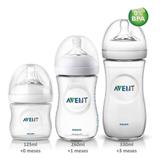 Kit 3 Mamadeiras Pétala 125ml 260ml e 330ml - Avent