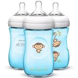 Kit 3 Mamadeiras Pétala avent 260ml Azul Macaco Anticólica - Philips avent