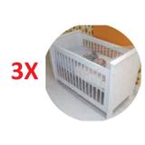 Kit 3 mosquiteiro para cercadinhos e berco para crianças e bebe tela de proteção contra insetos e mo - Batiki