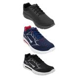 Kit 3 Tênis Jogger Zeus Masculino Conforto Moderno Caminhada