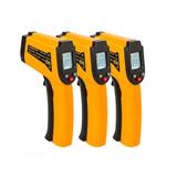 Kit 3 Termômetro Digital Infravermelho Mira Laser -50º A 380ºC Mega Premium - Feir