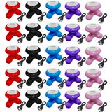 Kit 30 Mini Massageadores Mimo Massager XY3199 Portátil USB Pilha Cores Sortidas