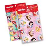 Kit 30 Sacos Presente C/Laço Cartão Princesas Disney 25X37Cm - Cromus