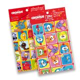 Kit 30 Sacos Presente Laço Cartão Galinha Pintadinha 30X44Cm - Cromus