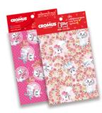 Kit 30 Sacos Presente Laço Cartão Gata Marie Disney 20X29Cm - Cromus