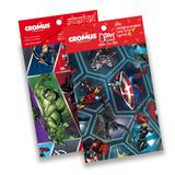 Kit 30 Sacos Presente Laço Cartão Vingadores Marvel 89X120Cm - Cromus