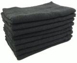 Kit 30 Toalhas Rosto Preta Salão De Beleza 45x70cm - Dugu