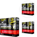 Kit 3x Somarizanol Military Trail: Precursor de testosterona e GH 30 Cáps - Midway USA