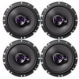Kit 4 Alto Falante Triaxial Pioneer 6 Polegadas 200w Rms