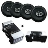 Kit 4 Auto Falante 6 Pol 280 Watts + Modulo Tsd 500 - Orion