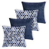 Kit 4 capas de Almofada Jacquard - 1103 - Ed Casa