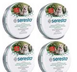 kit 4 Coleiras Anti Pulgas Seresto Cães E Gatos Até 8 Kg Bayer