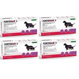Kit 4 fortekor 5mg para cães 5 a 25 kg e gatos 2,5 a 10 kg com 28 comprimido novartis - Elanco
