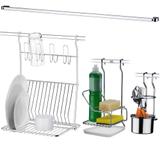 Kit 4 peças de Organizadores Para Barra de Cozinha Future