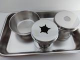 Kit 4 Peças Inox Premium P/procedimentos Medico Dentista - Sistole