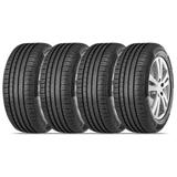 Kit 4 Pneu Continental Aro 16 205/60r16 96v Xl Premium Contact 5